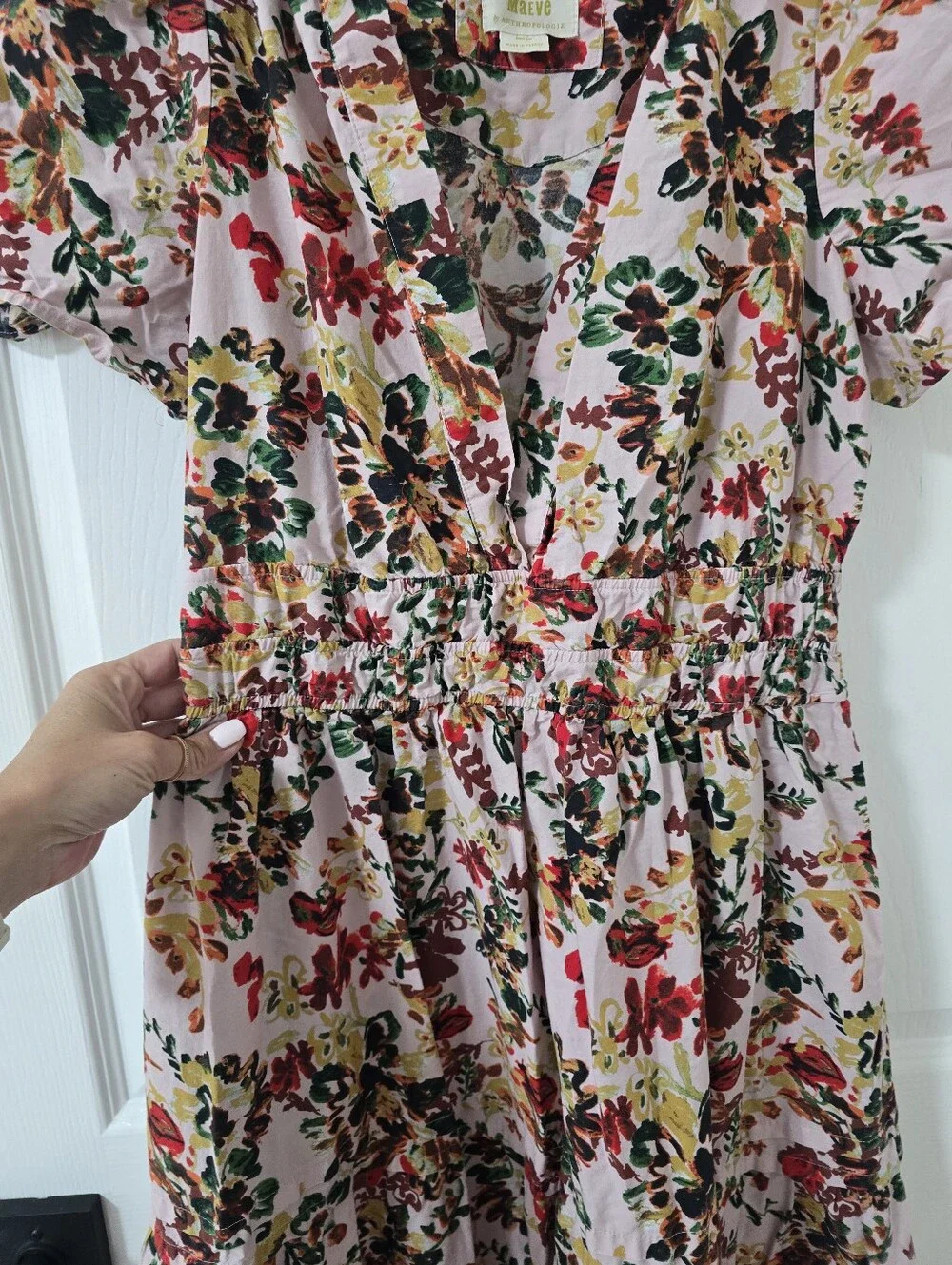 Anthropologie Somerset Printed Floral Maxi Dress Size M - Picture 5 of 7